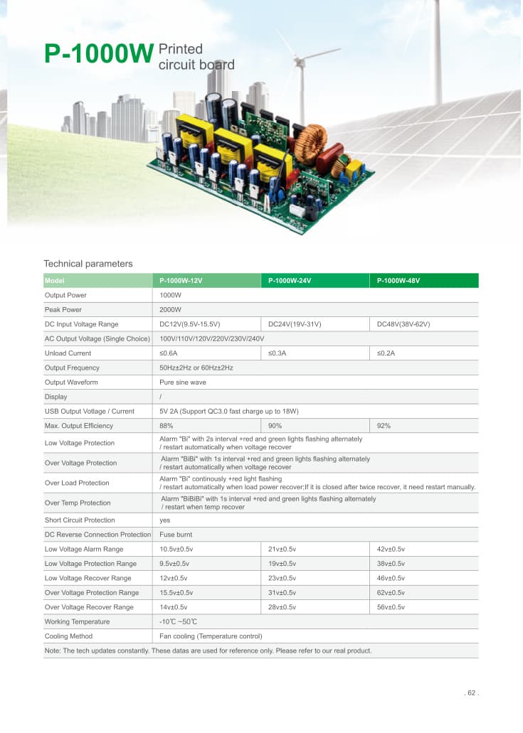 P-1000W Inverter Printed Circuit Board product photo