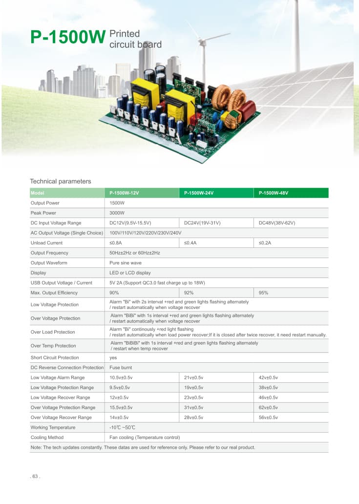 P-1500W Inverter Printed Circuit Board product photo