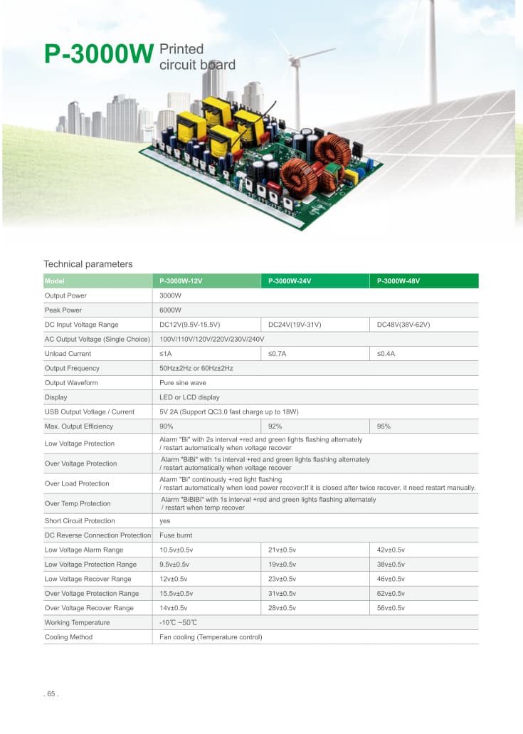 P-3000W Inverter Printed Circuit Board product photo