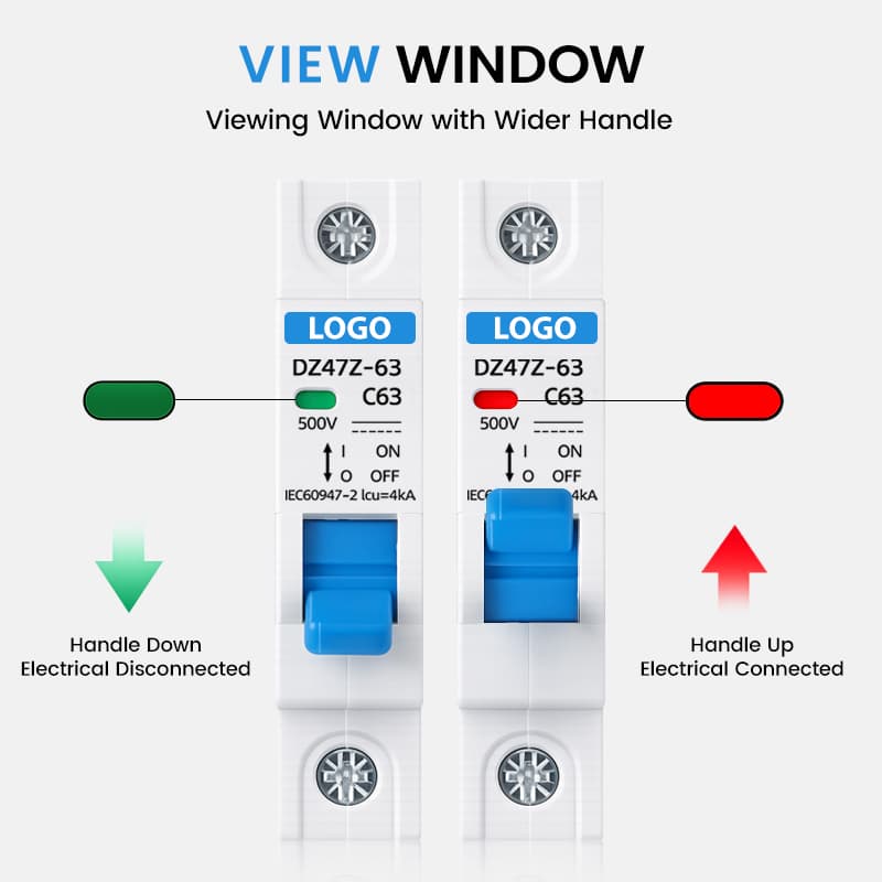 MCB 1P DC 6 – 63A Circuit Breaker