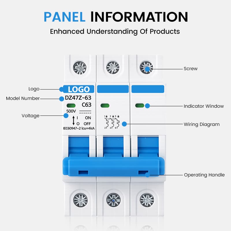 MCB 1P DC 6 – 63A Circuit Breaker