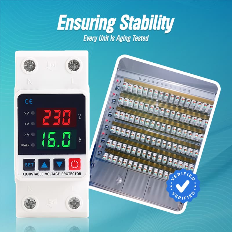 PN2-VA2 Self-Resetting Over/Under Voltage Protector 40A–80A
